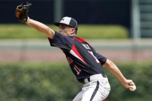 A.J. Cole getting his MLB debut. Photo AP