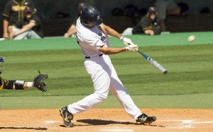 Rendon swinging away in college. Photo: Brett Coomer/Houston Chronicle via chron.com