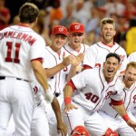 Zimmerman's 9th career walk-off homer couldn't have come at a better time.  Photo Greg Fiume via amazingavenue