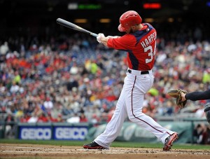 Harper becomes just the 3rd starter in Nats history.  Photo via fansided.com