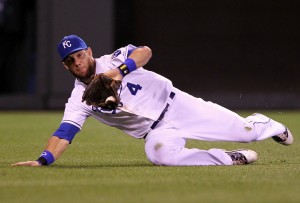 Alex Gordon was one of the best defensive players in baseball, by any measure in 2014.  photo 365rundown.com