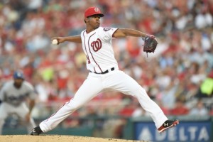 Lopez 2016 Nats minor league pitcher of the year; will it matter? Photo via wp.com/Mitchell Layton getty images